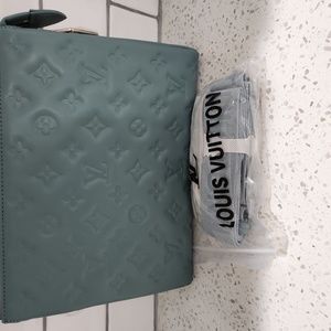 L  V  coussin pm size cross body genuine  leather